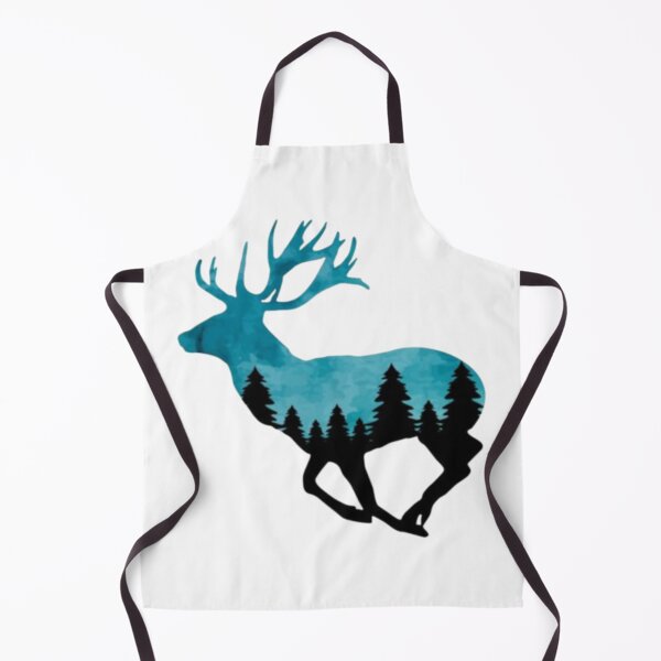 Item preview, Mystic Forest Deer Silhouette designed and sold by szydelkowanika.