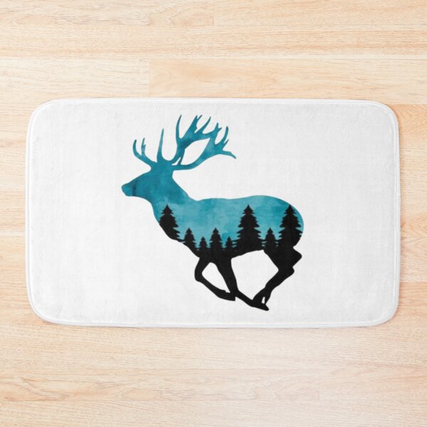 Item preview, Mystic Forest Deer Silhouette designed and sold by szydelkowanika.