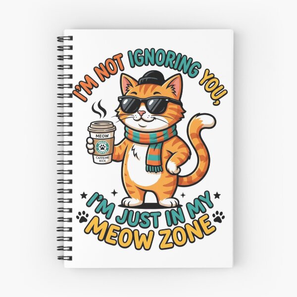 Item preview, Im not ignoring you, im just in my meow zone designed and sold by ManikRaja.