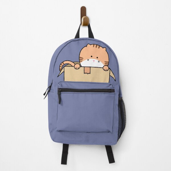 Item preview, Cute Ginger Cat Sitting Inside a Cardboard Box designed and sold by ubborn.