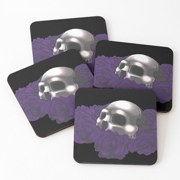 Item preview, Skeletour Mask and Roses - no text designed and sold by inkstars1138.