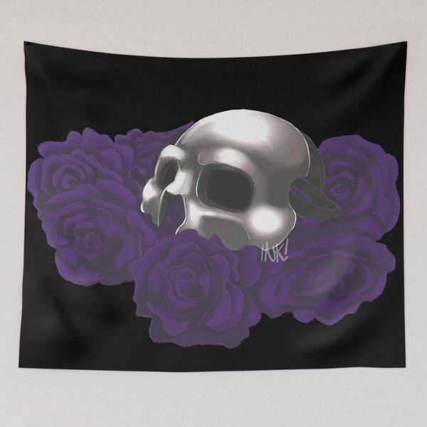 Item preview, Skeletour Mask and Roses - no text designed and sold by inkstars1138.