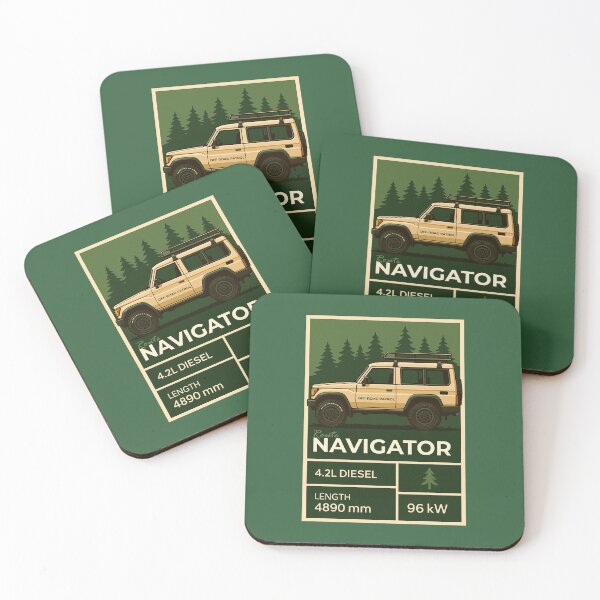 Item preview, Route Navigator Forest Overland Vehicle Illustration designed and sold by KrintoryTees.
