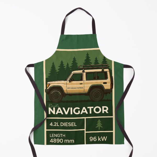 Item preview, Route Navigator Forest Overland Vehicle Illustration designed and sold by KrintoryTees.