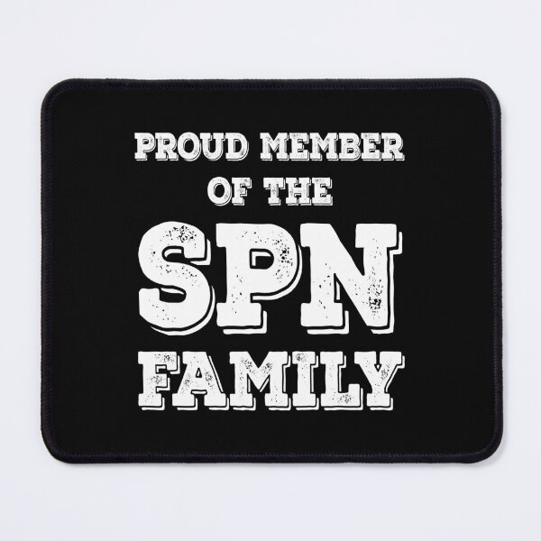 Item preview, Proud Member Of The SPN Family Supernatural Fan designed and sold by Say It With Ink.