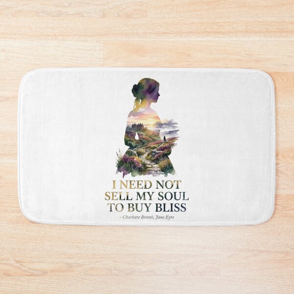 Item preview, I Need Not Sell My Soul To Buy Bliss Jane Eyre Charlotte Bronte Watercolor designed and sold by Fenay Designs.