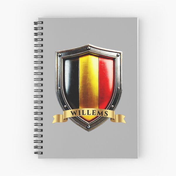 Item preview, Willems Belgium Surname Shield designed and sold by Highlandkings.