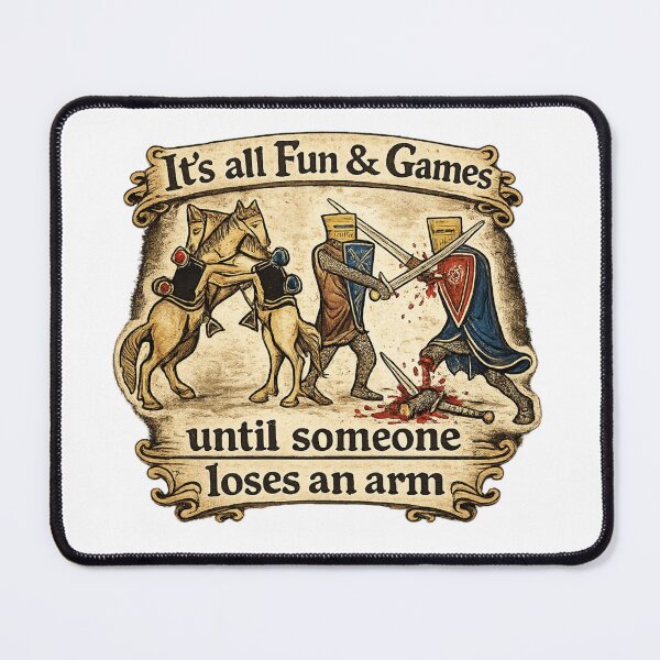 Item preview, Medieval Meme Illustration Funny Knight Battle Art for History Lovers 14 SEO Tags: designed and sold by RickE.
