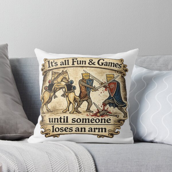 Item preview, Medieval Meme Illustration Funny Knight Battle Art for History Lovers  14 SEO Tags: designed and sold by RickE.