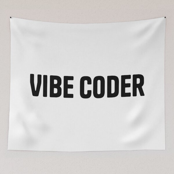 Item preview, Vibe Coder - Tech Meme designed and sold by sagepixel.