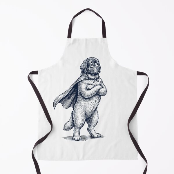 Item preview, Vintage Newfoundland Hero Superhero Dog Lover designed and sold by DoodleTortle.