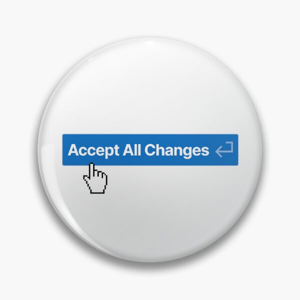 Item preview, Vibe Coding Accept All Changes Cursor designed and sold by sagepixel.