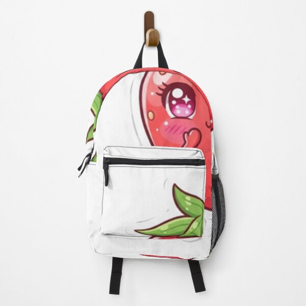 Item preview, Blushing Strawberry Cute Kawaii Fruit Sticker designed and sold by Dakochaaan.