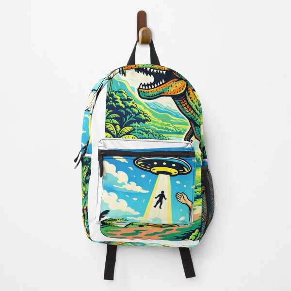 Item preview, Jesus Riding Dinosaur UFO Meme designed and sold by OliaCreate.
