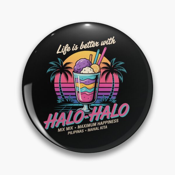 Aperçu de l'œuvre La vie est meilleure avec Halo Halo Mix Mix Bonheur maximum créée et vendue par IslandTyped.