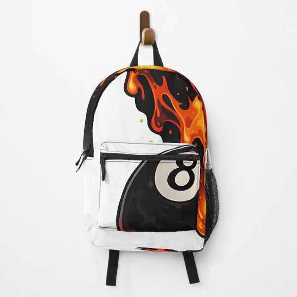 Item preview, “Melting 8 Ball Fire Sticker – Cool Aesthetic Pool Ball Design” designed and sold by LYZ7VANI.