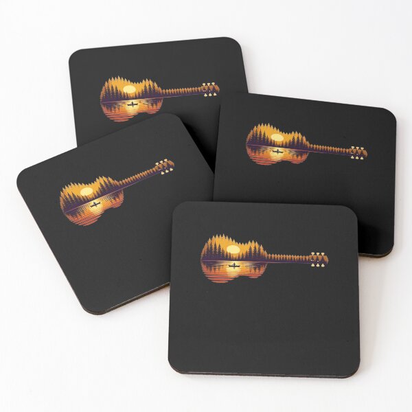 Item preview, Guitar Lake Shadow Love Guitar Musician Guitarist Men Women designed and sold by clothesy7.