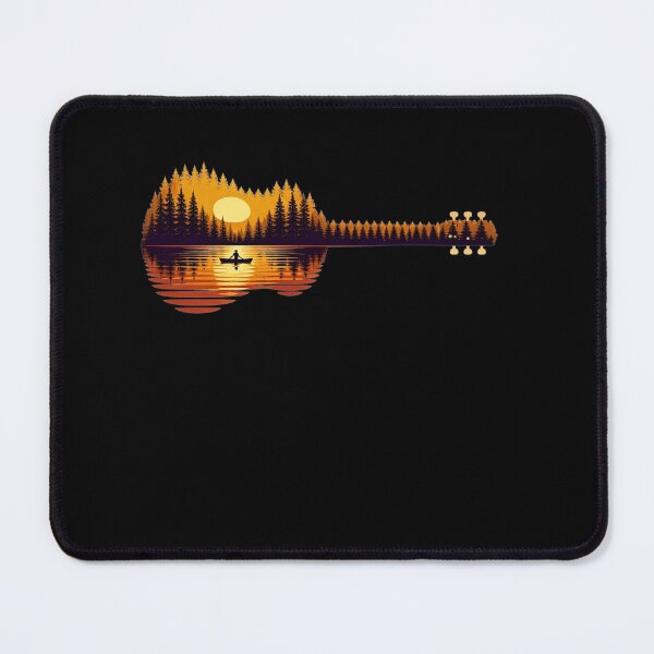 Item preview, Guitar Lake Shadow Love Guitar Musician Guitarist Men Women designed and sold by clothesy7.