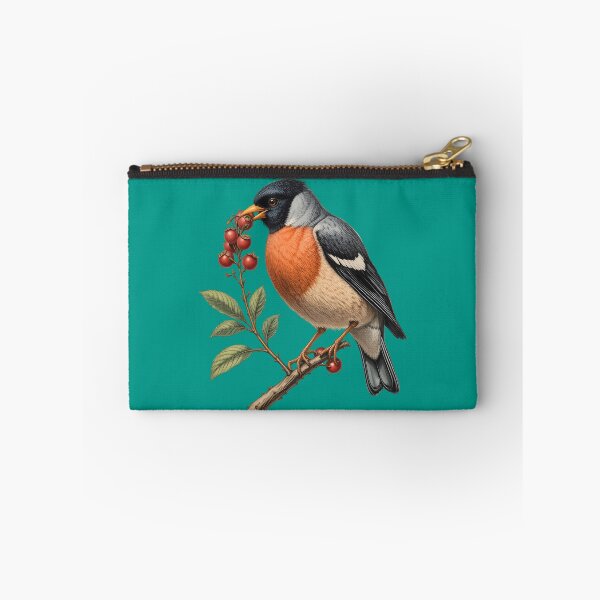Item preview, Bullfinch Feeding on Berries Bird designed and sold by BloomStudio1.