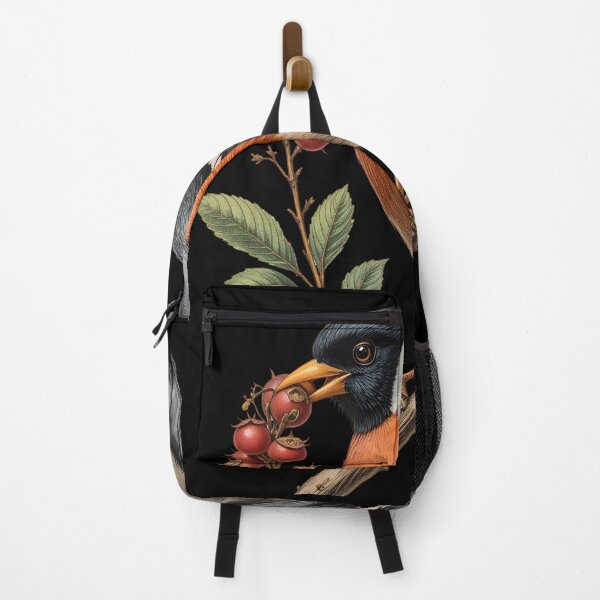 Item preview, Bullfinch Feeding on Berries Bird designed and sold by BloomStudio1.