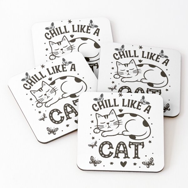 Item preview, Funny Chill Relaxed Nap Cat Butterfly Humor Kitten designed and sold by JediKittenWars.