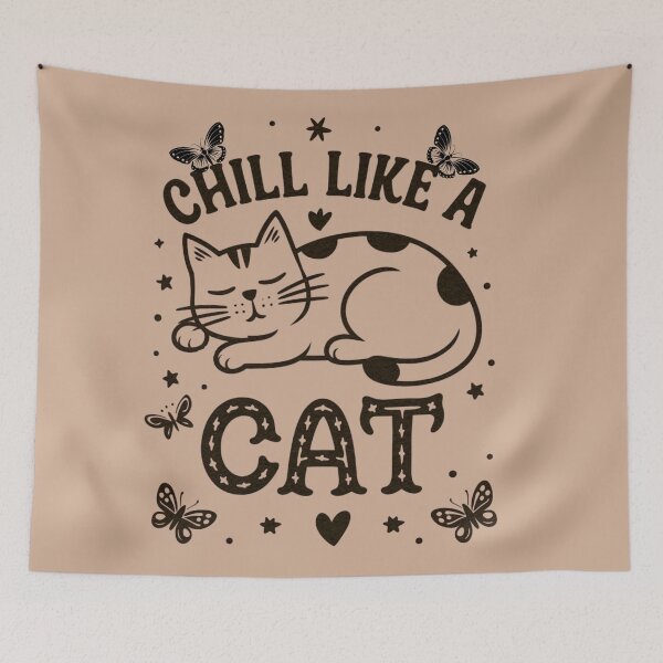 Item preview, Funny Chill Relaxed Nap Cat Butterfly Humor Kitten designed and sold by JediKittenWars.