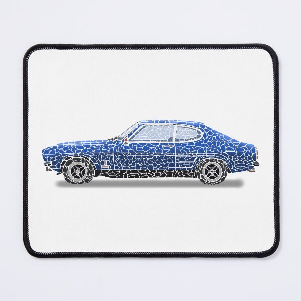 Item preview, Classic Sports Car Mosaic Art – Retro Geometric Car Illustration designed and sold by SandersonStudio.