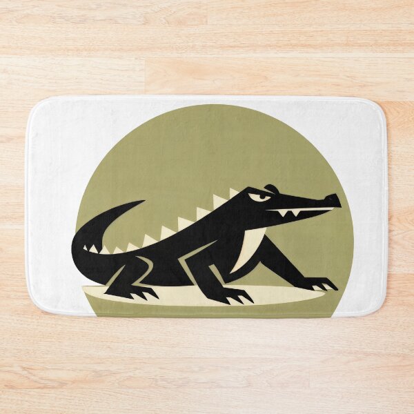 Item preview, Geometric Crocodile Emblem designed and sold by ForeverPrintsOK.