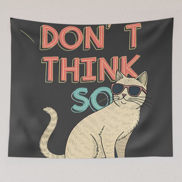 Item preview, Don’t Think So Cat – Not Convinced designed and sold by Artiviose.