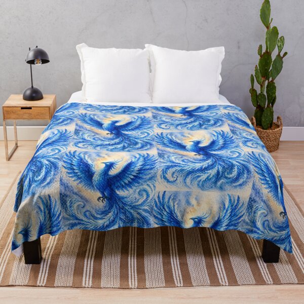 Item preview, Blue Phoenix Ice Fantasy Art  designed and sold by inspired-works.