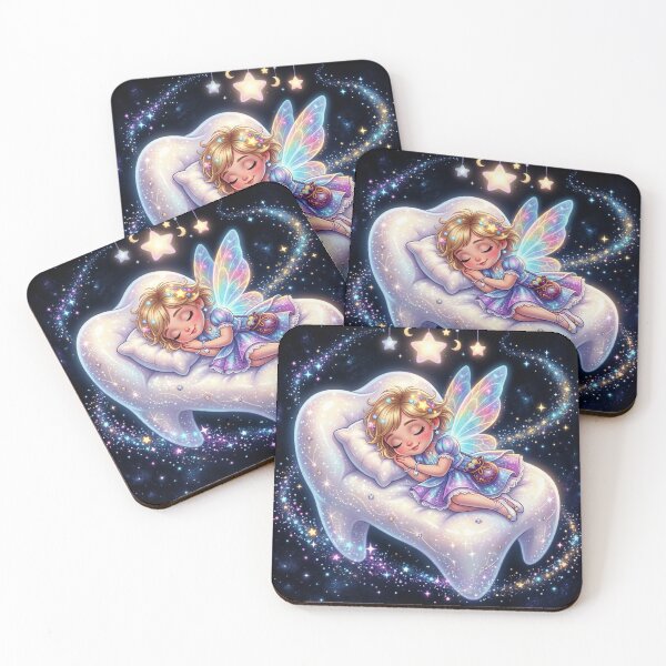 Item preview, Little Tooth Fairy Sleeping designed and sold by Buy us a Coffee Digital Ai Art Design .