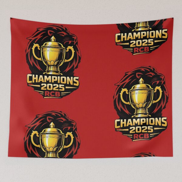 Item preview, RCB Champions 2025 – Ee Sala Cup Namde Trophy Design designed and sold by WhisperFrame.