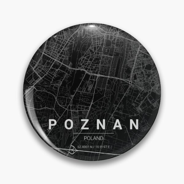 Item preview, Poznan Map Print | Minimalist Noir City Map | Poznan Wall Art Poster designed and sold by Lovely Maps.