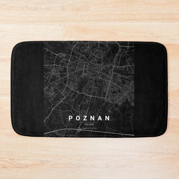Item preview, Poznan Map Print | Minimalist Noir City Map | Poznan Wall Art Poster designed and sold by Lovely Maps.