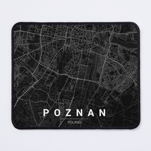 Item preview, Poznan Map Print | Minimalist Noir City Map | Poznan Wall Art Poster designed and sold by Lovely Maps.
