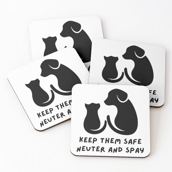 Item preview, Keep Them Safe, Neuter and Spay designed and sold by CarefulCreation.