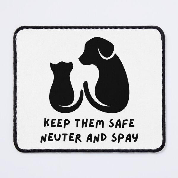 Item preview, Keep Them Safe, Neuter and Spay designed and sold by CarefulCreation.