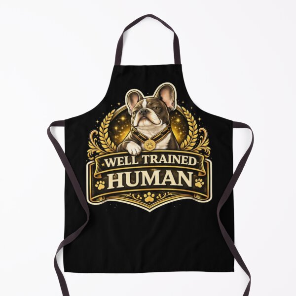Item preview, French Bulldog Owners Club – Well Trained Human Funny Frenchie Design designed and sold by Frenchie Fever.