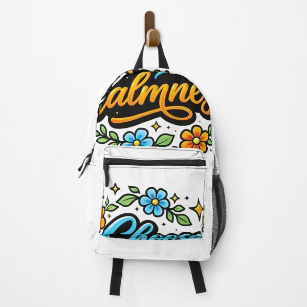 Item preview, Choose Calmness Bold Typography Design | Positive Mindset Quote Aesthetic Floral Art designed and sold by Sanika arts .