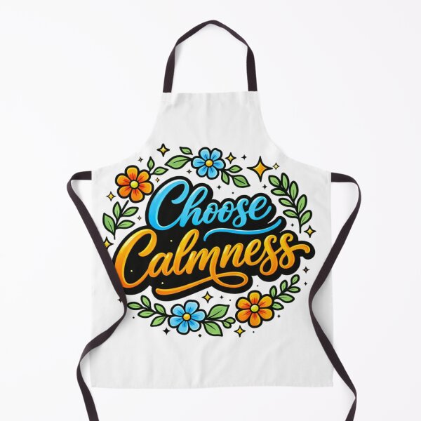 Item preview, Choose Calmness Bold Typography Design | Positive Mindset Quote Aesthetic Floral Art designed and sold by Sanika arts .