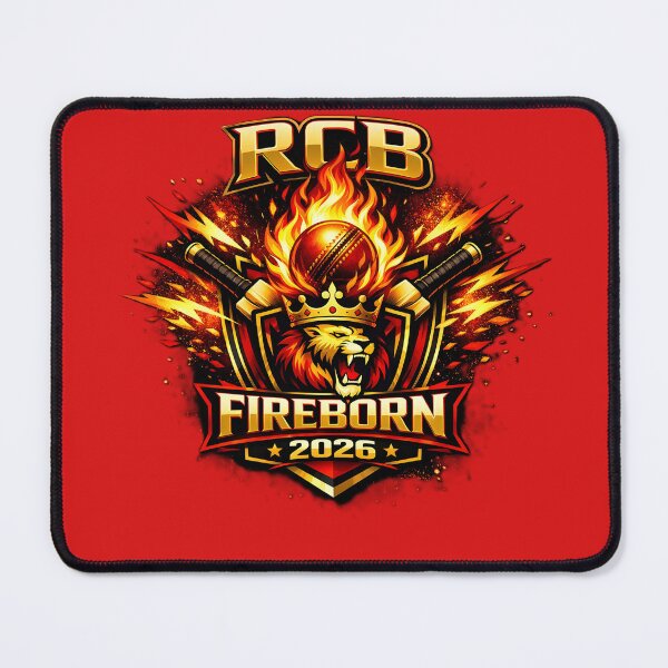 Item preview, Royal Challengers Bangalore – Fireborn 2026 | Energy Edition Cricket Design designed and sold by WhisperFrame.
