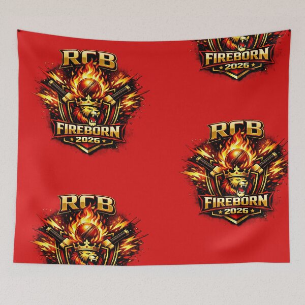 Item preview, Royal Challengers Bangalore – Fireborn 2026 | Energy Edition Cricket Design designed and sold by WhisperFrame.