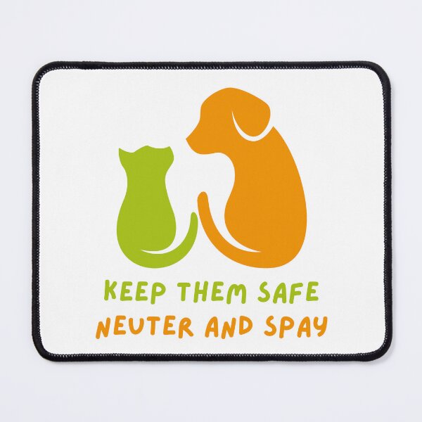 Item preview, Keep Them Safe, Neuter and Spay designed and sold by CarefulCreation.