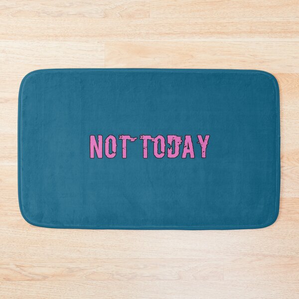 Item preview, Not Today Sarcastic Phrase Strong Attitude Relatable Humor Minimalist Design designed and sold by AstronautMerch.