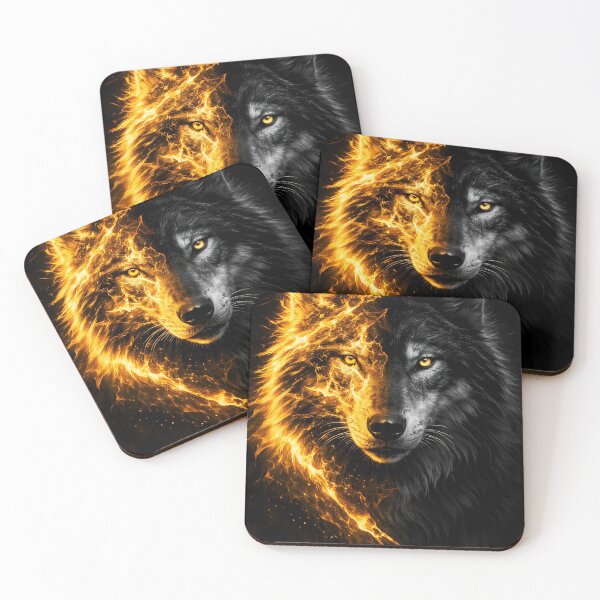 Item preview, Fire and Shadow Wolf designed and sold by danelixx.