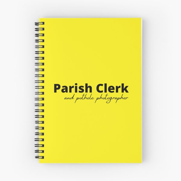 Item preview, Parish Clerk and Pothole Photographer designed and sold by 13thOak.