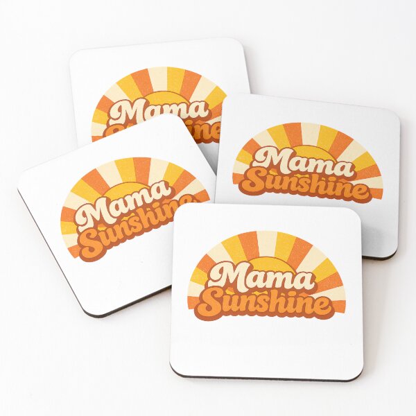 Item preview, Mama Sunshine - Retro 70s Typography with Vintage Sun Rays designed and sold by MKreative Studio.
