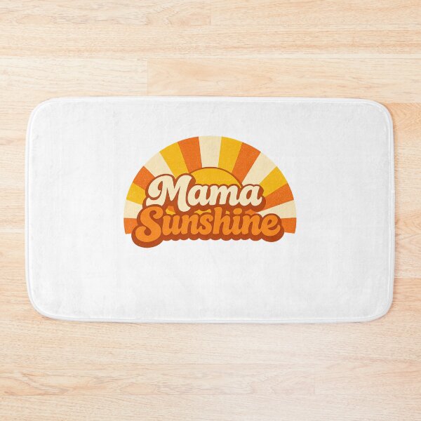 Item preview, Mama Sunshine - Retro 70s Typography with Vintage Sun Rays designed and sold by MKreative Studio.