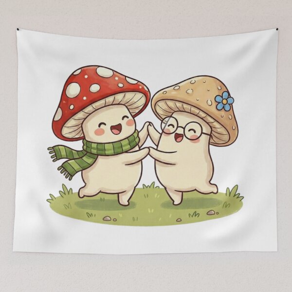 Item preview, Happy Mushroom designed and sold by PP&RAINBOW SHOP.