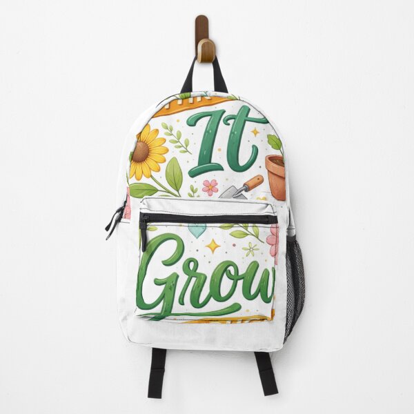 Item preview, Grow Through It Botanical Motivational Quote | Positive Mindset Floral Typography Design designed and sold by Sanika arts .